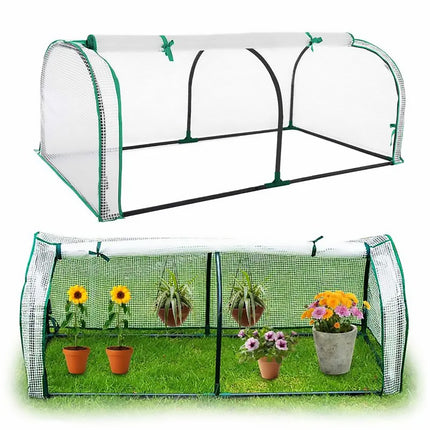 PVC Greenhouse Cover Replacement Plant Tent Garden Shelter No Frame