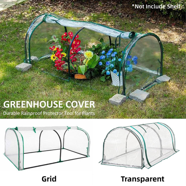 PVC Greenhouse Cover Replacement Plant Tent Garden Shelter No Frame