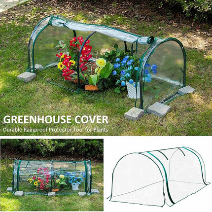 PVC Greenhouse Cover Replacement Plant Tent Garden Shelter No Frame