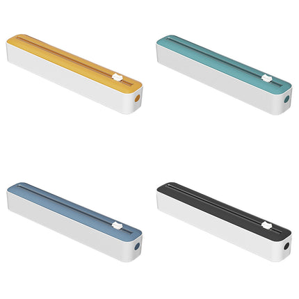 Plastic Wrap Cutter Box Wall Mounted Sliding Blade for Foil Cling Film Kitchen