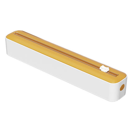 Plastic Wrap Cutter Box Wall Mounted Sliding Blade for Foil Cling Film Kitchen