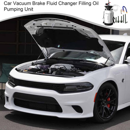 5L Pressurised Transmission Fluid Transfer Pump with Gauge and 5 ATF Adapters