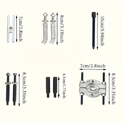 9 Piece Automatic Transmission Bearing Puller Removal Extractor Tool Kit Set