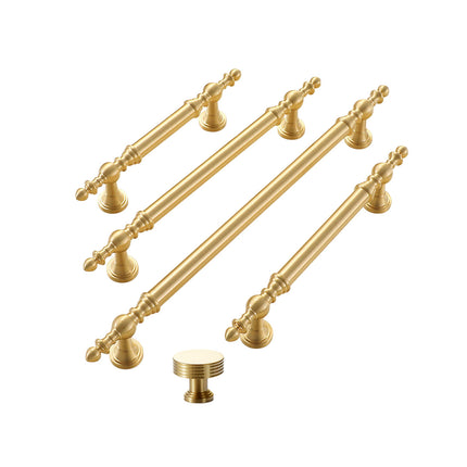Copper Closet Door Puller 5 Sizes Light Luxury Full Copper Solid Handle Knob