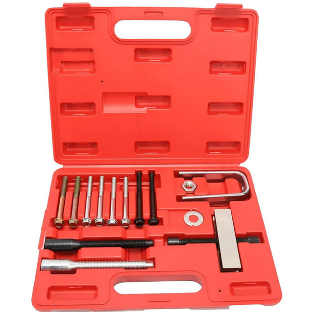 Steering Wheel Puller Lock Plate Compressor Tool Set 14pcs Car Removal Kit