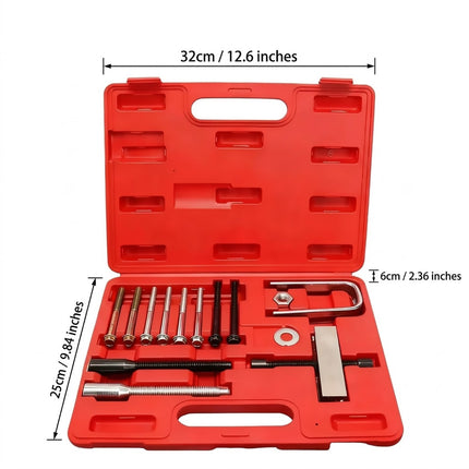 Steering Wheel Puller Lock Plate Compressor Tool Set 14pcs Car Removal Kit