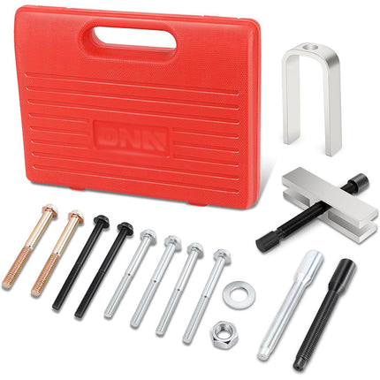 Steering Wheel Puller Lock Plate Compressor Tool Set 14pcs Car Removal Kit