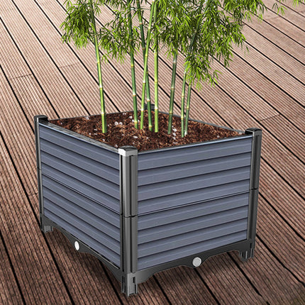 Planting Box Square Planter Pot Large Capacity Balcony Vegetable Flower Garden