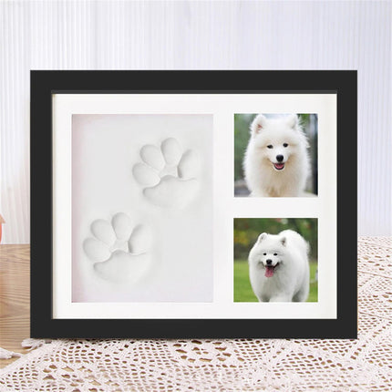 Keepsake DIY Handprint Footprint Photo Frame Kit for Pets or Memories