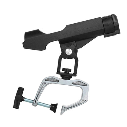Adjustable Rotating Fishing Rod Holder Mount for Kayak Canoe Boat Rail Clamp