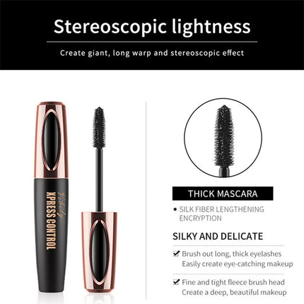 Volumising Long Lasting Waterproof Mascara Non Smudge Eye Enhancing Black