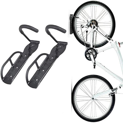 4Pcs Steel Bicycle Bike Wall Rack Mount Garage Stand Holder Storage Hanger Hook