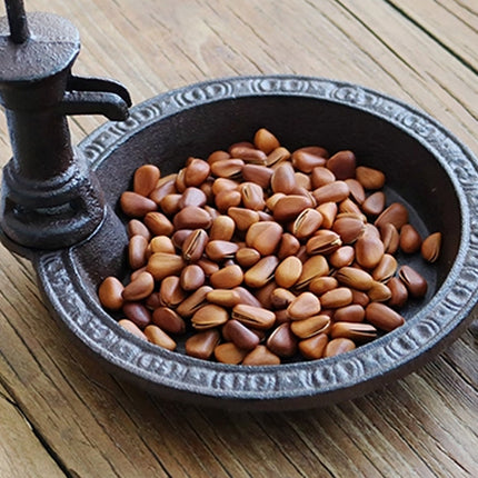 Iron Tray Bird Feeder Outdoor for Garden Yard Wild Birds Weatherproof Anti Rust