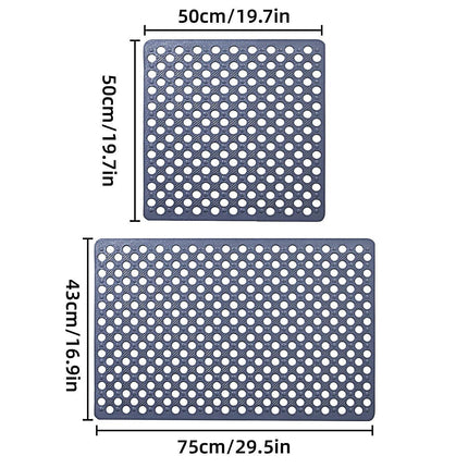 Extra Large Non-Slip Bathroom Mat Anti-Drop Shower Floor Mat Bath Rug Soft Touch