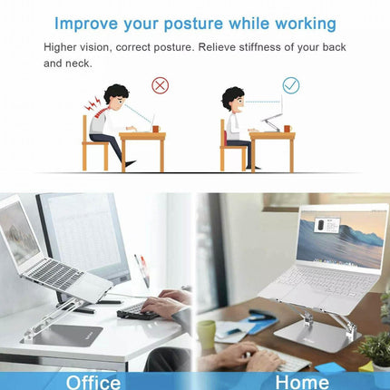 Adjustable Folding Aluminum Stand Ergonomic Design Portable Laptop Stand Holder