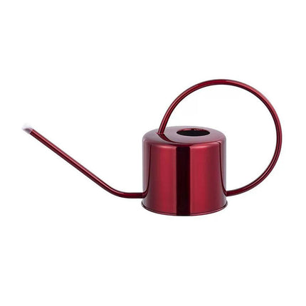 Large Capacity Metal Watering Kettle Retro Garden Spray Pot with Long Spout