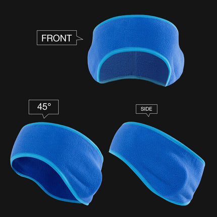 Outdoor Winter Fleece Ear Warmer Sports Headband Skiing Warm Earmuffs Headband