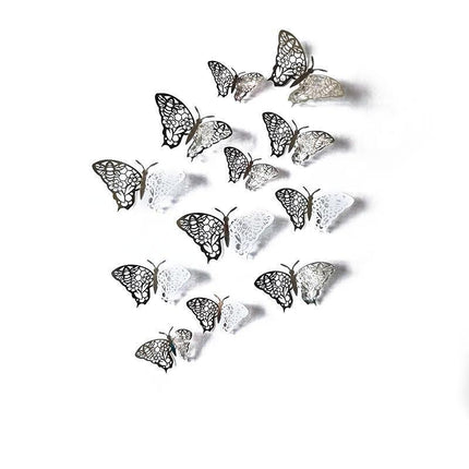12x 3D Butterfly Wall Decals Stickers Removable Kids Nursery Decoration NEW AU - Aimall