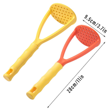 2pcs Household Mud Press Potato Masher Pumpkin Hammer Kitchen Mash Tool Set