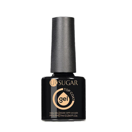 UR SUGAR Neon Nude Pink Nail Gel Polish Gold Glitter Ruber Base Gel Glass Bottle - Aimall
