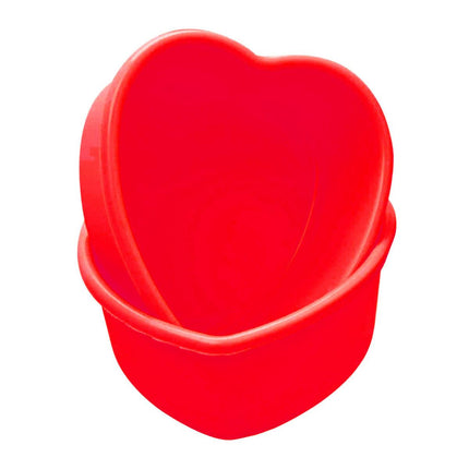 4pcs Simple Love Silicone Cake Moulds Baking Molds for Cupcakes and Desserts