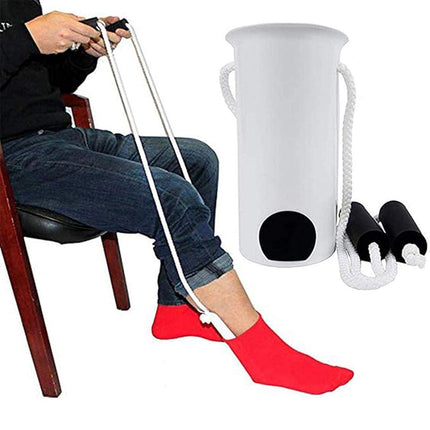 Sock Aid Helper for Elderly Pregnant Women No Bend Corded Easy Sock Threader