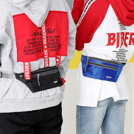 Waterproof Running Belt Bum Bag Travel Waist Bags Money Zip Pouch Sports Wallet