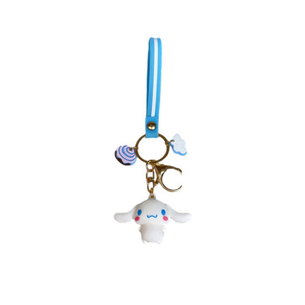Cute Keychain Cartoon Animation Keyring Melody Kuromi Purin Pendant Accessories AU - Aimall