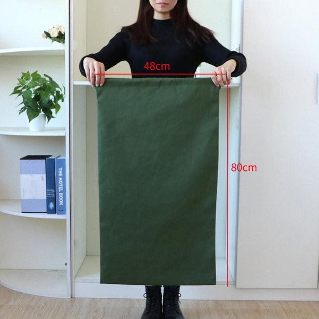 Canvas Drawstring Large Bag Pouch Clothes Craft Storage Laundry
