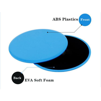 2Pcs Gliding Sliding Discs Core Sliders Yoga Fitness Home Gym Exercise Stretch - Aimall