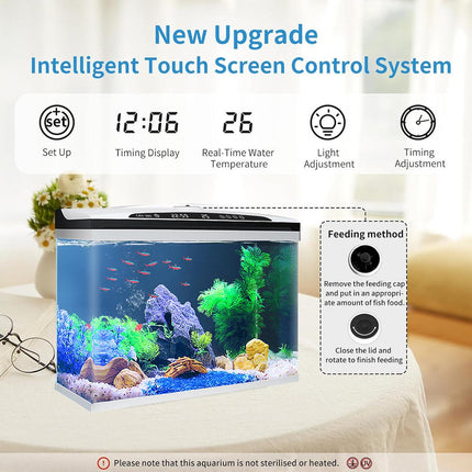 Intelligent Desktop Fish Tank Small Aquarium for Living Room Household Use