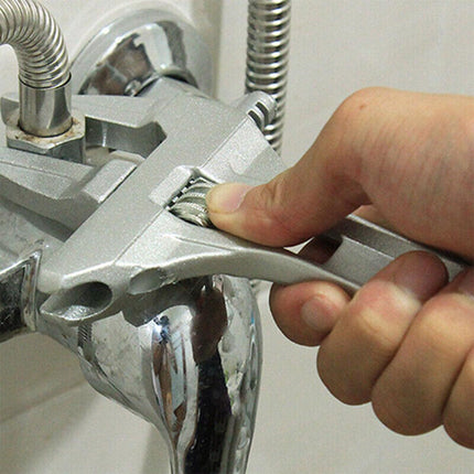 Wide Jaw Wrench Shifter Spanner 6-68Mm Adjustable Light Duty Key Hand Tool Light