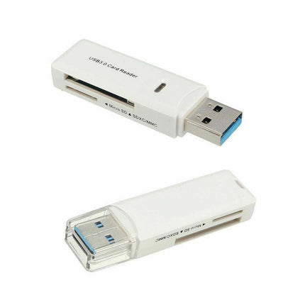 2 In 1 USB 3.0 Card Memory Reader High Speed SD SDHC SDXC Micro Writer Adapter - Aimall