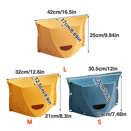 Portable Outdoor Folding Stool Camping Fishing Chair Lightweight for Travel