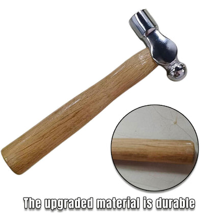 Mini Round Wooden Handle Hammer Practical Small Hand Tool for DIY and Crafts