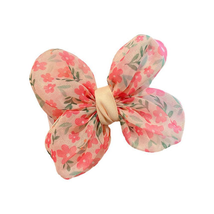 Cute Bow School Hairclips Mesh Yarn Hair Accessories Bow Girl Kids Party Gift - Aimall