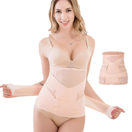 3 In 1 Abdomen Tummy Band Pelvis Belly Postpartum Belt Wrap Support Shapewear