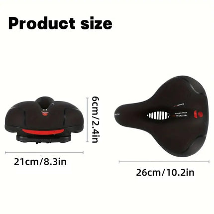 Bicycle Saddle Cushion Comfort Seat Pad Universal Fit Bike Riding Cushion Pad