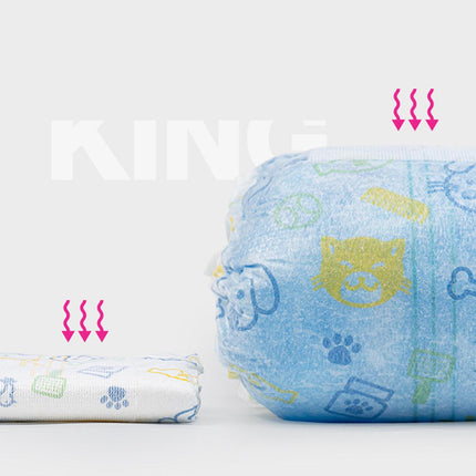 Disposable Female Dog Diapers Leakproof Breathable with Colour Indicator