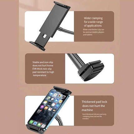 Mobile Phone Flexible 360° Clip Mount Stand Holder Bed Desktop Bracket Clamp Au - Aimall