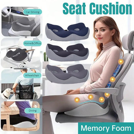 Office Chair Seat Cushion for Sedentary Support Comfort Pillow Pad Home Use