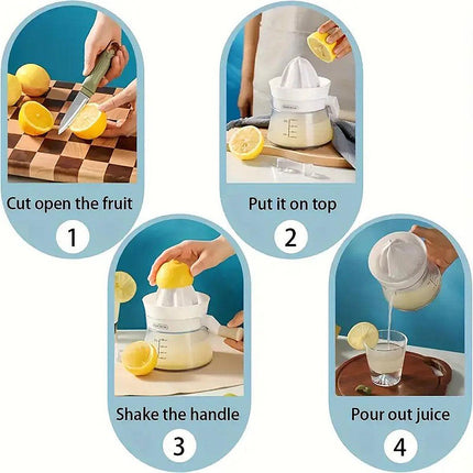 Manual Juice Extractor for Orange Lemon Home Citrus Juicer Hand Compressor