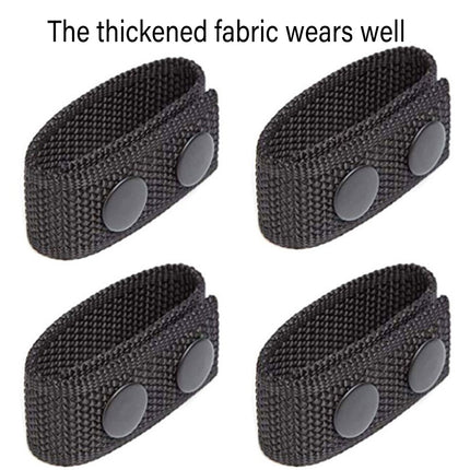 2PCS Outdoor Tactical Belt Loop Snap On Retainer Buckle Clip Holder Hiking Gear