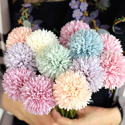 10PCS Artificial Dandelion Flowers Home Decor Wedding Party Plastic Floral
