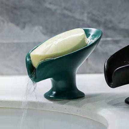 Light Luxury Ceramic Soap Dish Drainage Soap Holder Household Soap Storage Box