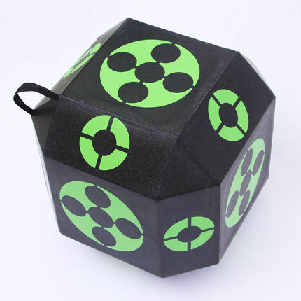 Portable 3D Archery Target Multi-faceted Solid Bow Arrow Target Outdoor Indoor