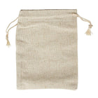 8X10Cm Small Bag Natural Linen Pouch Drawstring Burlap Jute Sack Jewelry Gift