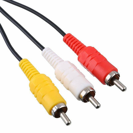 2x TV AV RCA Audio Video Cable for SONY Playstation 1 2 3 PS1 PS2 PS3 Lead Cord - Aimall