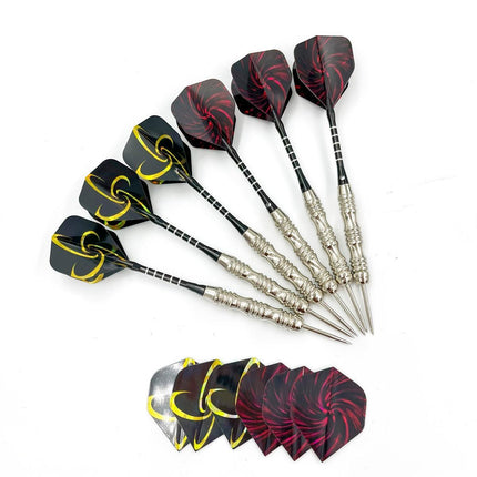 12Pcs 23g Brass Tip Dart Set with Aluminum Barrel and Case - Aimall