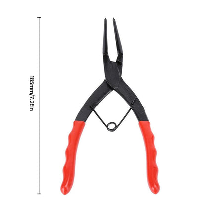 Spring Long Nose 90 Degree Bent Retaining Snap Ring Plier Clip Circlip Removal Tool